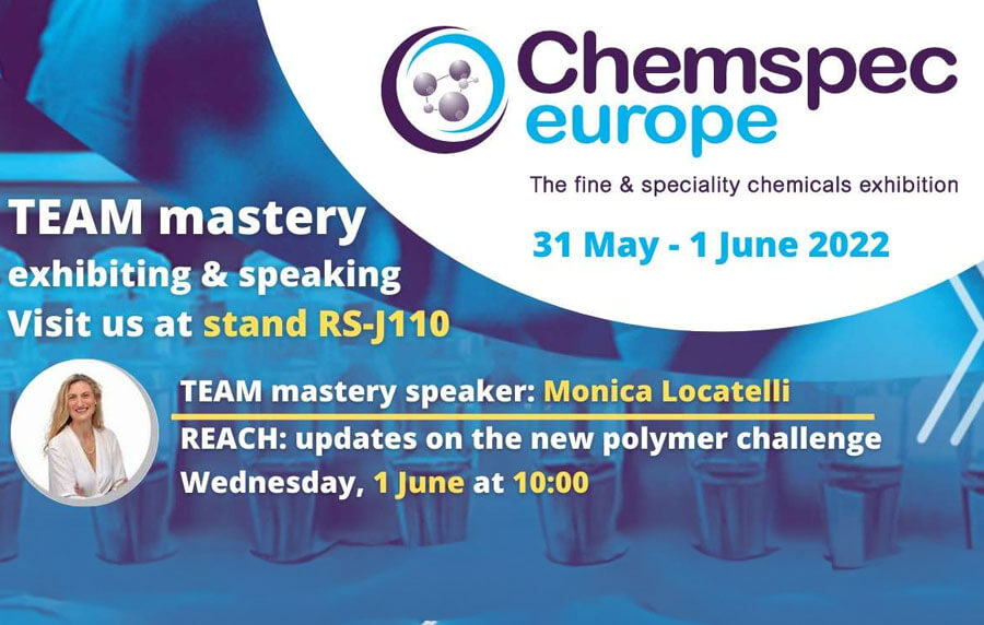 Chemspec 2022: TEAM mastery will participate at 35th Chemspec Europe – Int. Exhibition for Fine & Speciality Chemicals