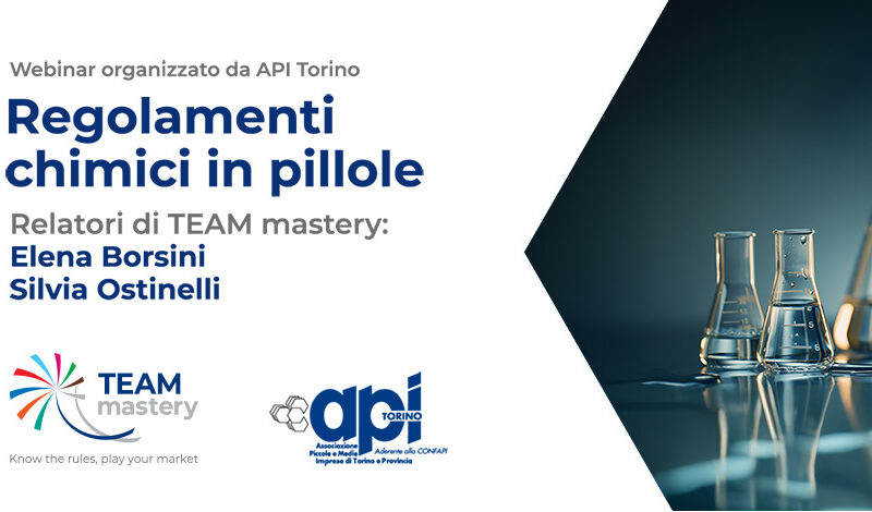 Regolamenti chimici in pillole - ITA